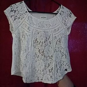 Lace front abercrombie Shirt